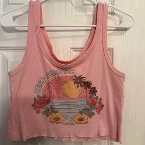 Billabong “Keep Shining” Graphic Tank Top | L